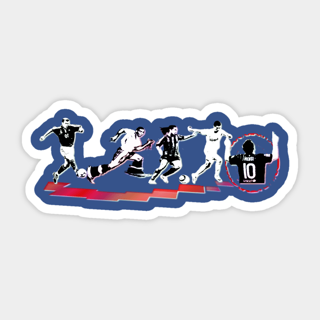 The evolution of modern football Sticker by Kuilz